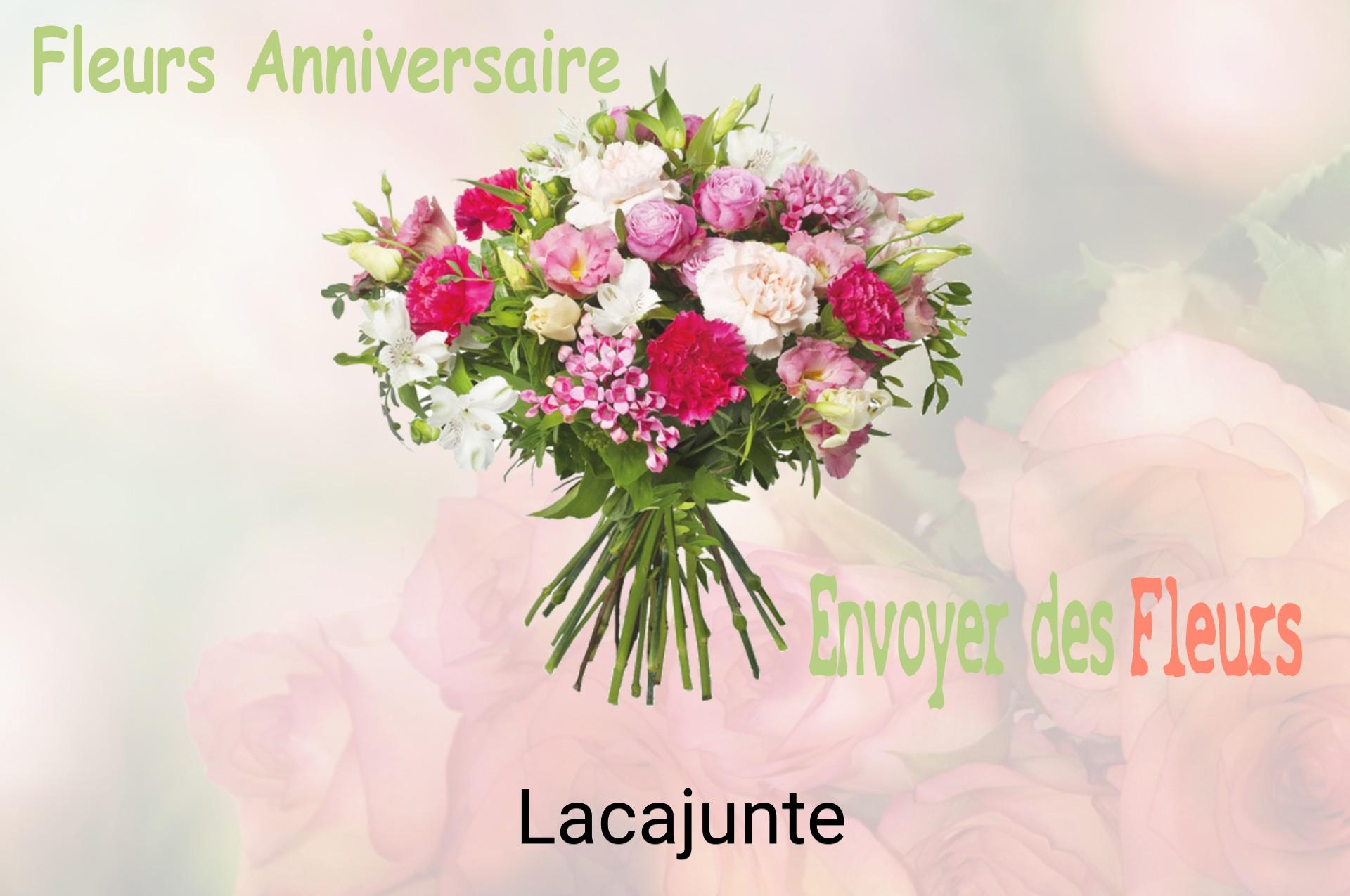 Bouquet de fleurs d’anniversaire livré à Lacajunte